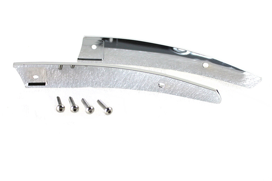 V-Twin #78267 - Road Glide Windshield Side Trim Kit Chrome