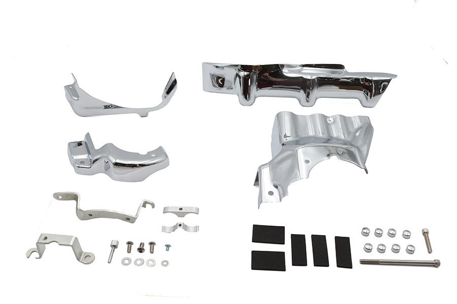 V-Twin - Transmission Interface and Inner Primary Cover Chrome
