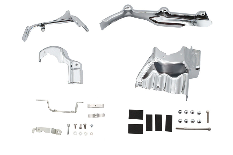 V-Twin - Transmission Interface and Inner Primary Cover Chrome