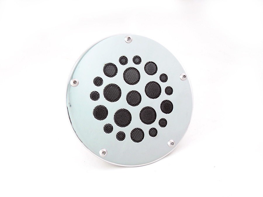 V-Twin #62313 - 5-Hole Derby Cover Chrome
