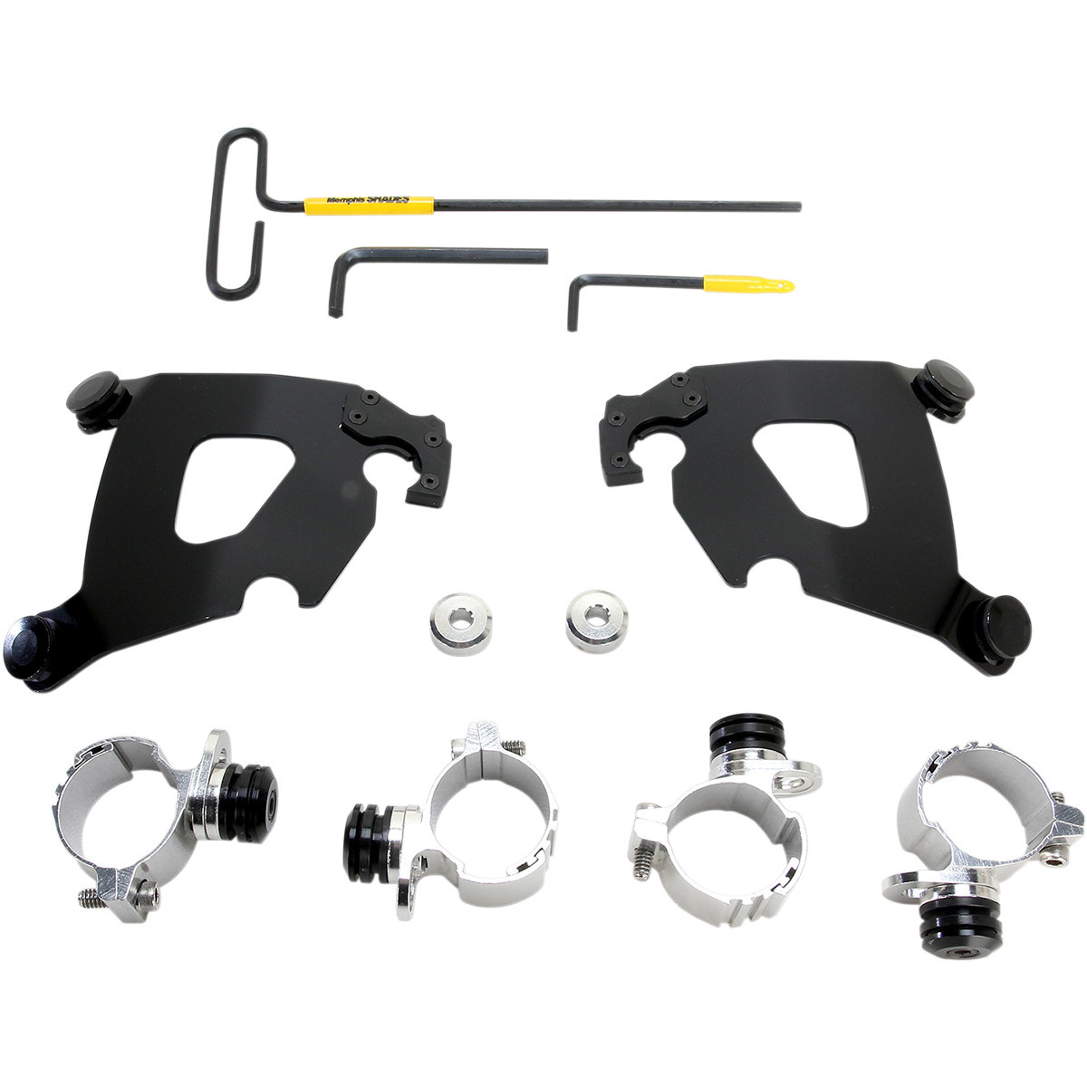 Memphis Shades #MEB2007 - Cafe Mounting Kit - Black - XL1200C