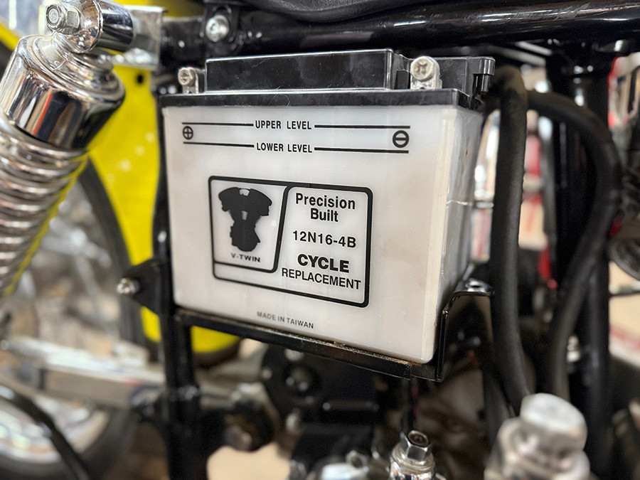 V-Twin #19407B - Battery Carrier Kit Black