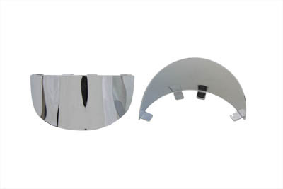 V-Twin #20-0319 - Chrome Light Visor