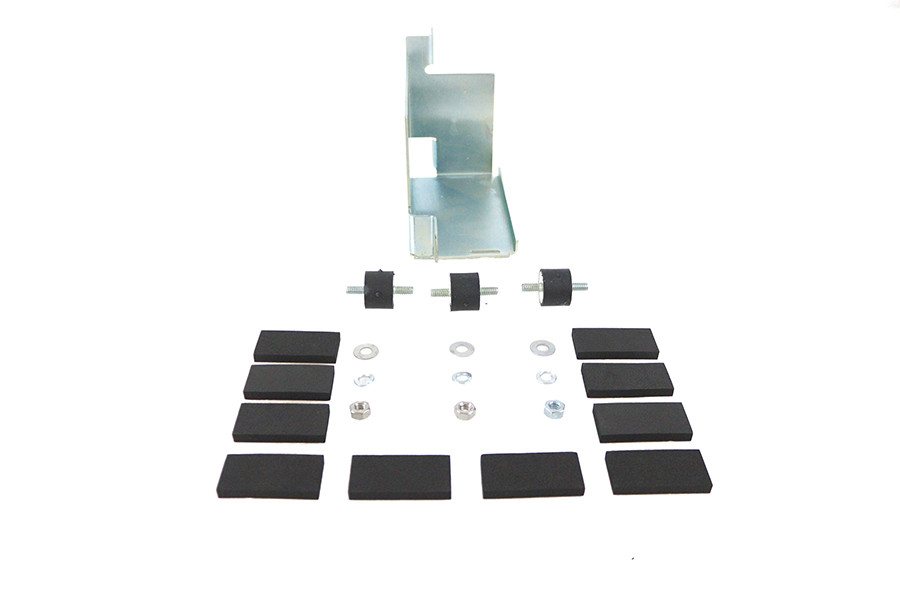 V-Twin #B-2596 - Battery Carrier Kit Zinc