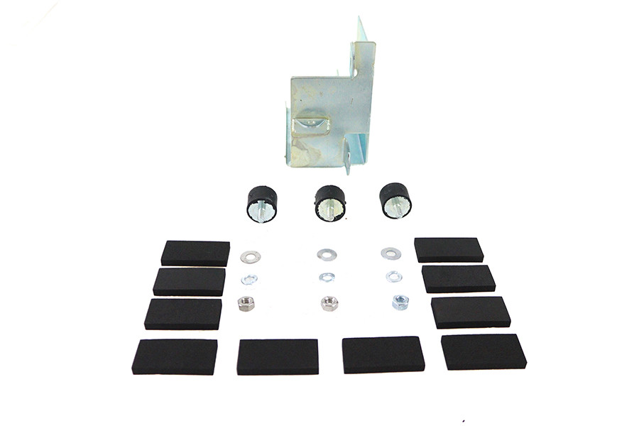 V-Twin #B-2596 - Battery Carrier Kit Zinc