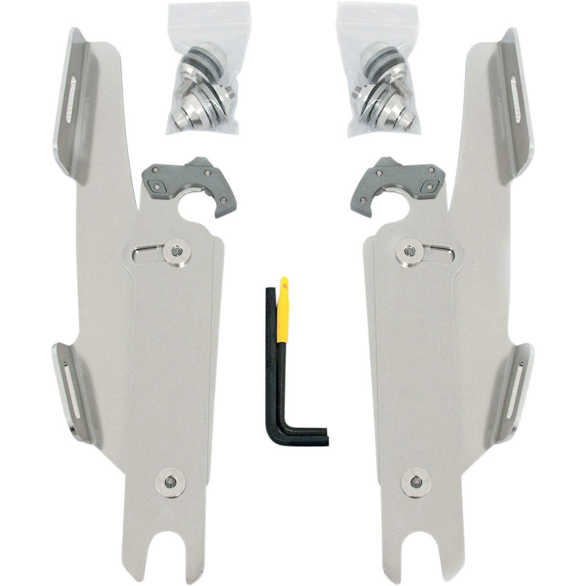 Memphis Shades #MEK1951 - Batwing Mounting Kit - Covered Forks - Without Lightbar