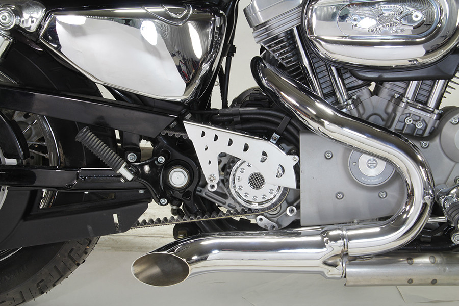 Motorshop #351758 - Outlaw Chrome Pulley Cover Kit