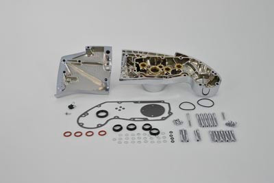 V-Twin - Chrome Cam and Sprocket Cover Set