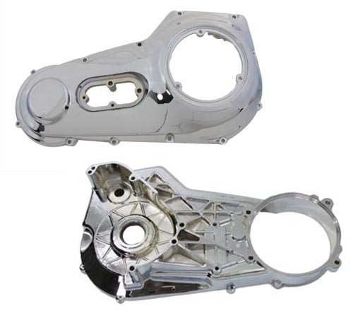 V-Twin - Factory Sample Inner and Outer Primary Cover Set Chrome