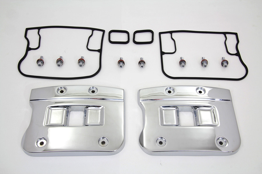 Motorshop #78260A - Top Rocker Box Cover Set Chrome