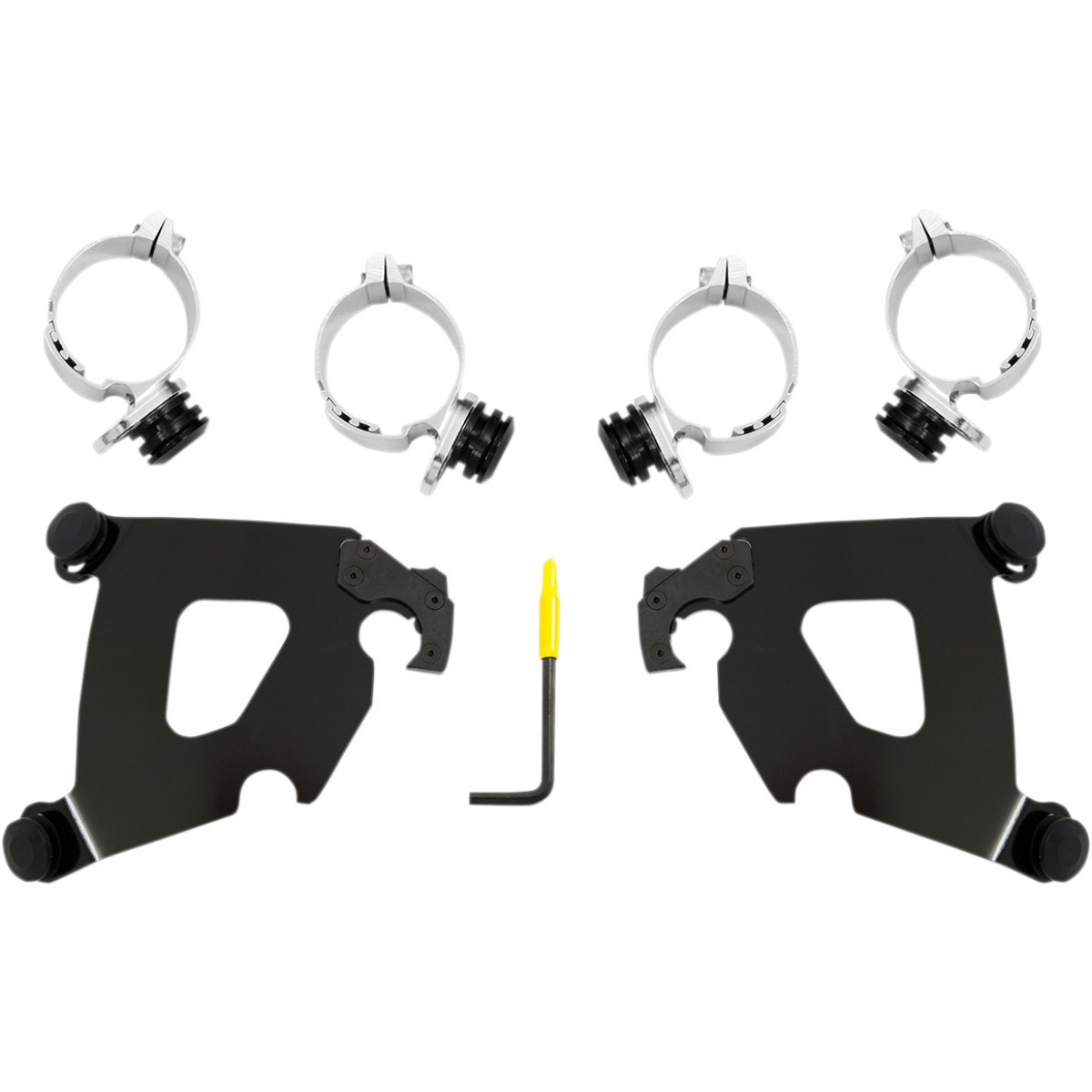 Memphis Shades #MEB2034 - Cafe Mounting Kit - Black - FXLR