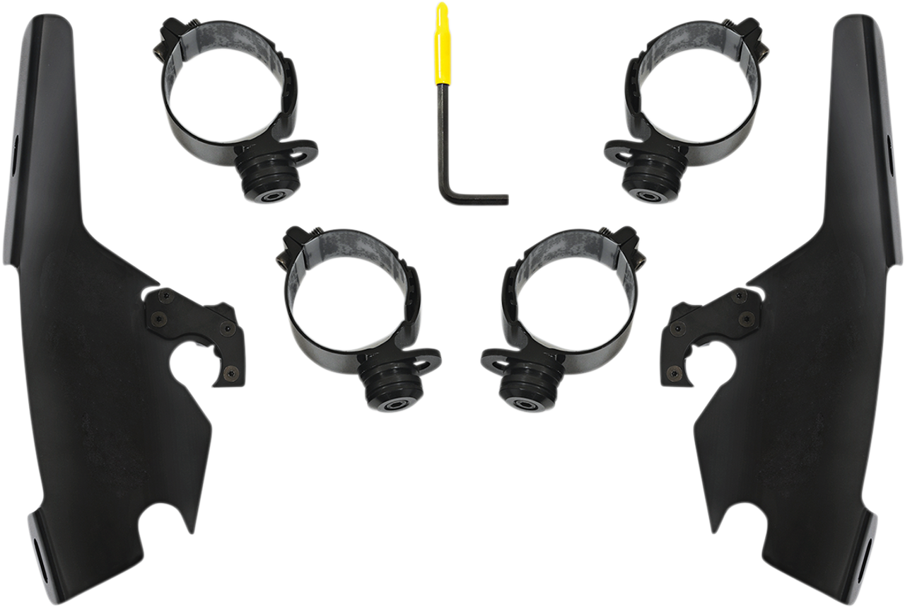 Batwing - Mounting Kit - Black - FLSB