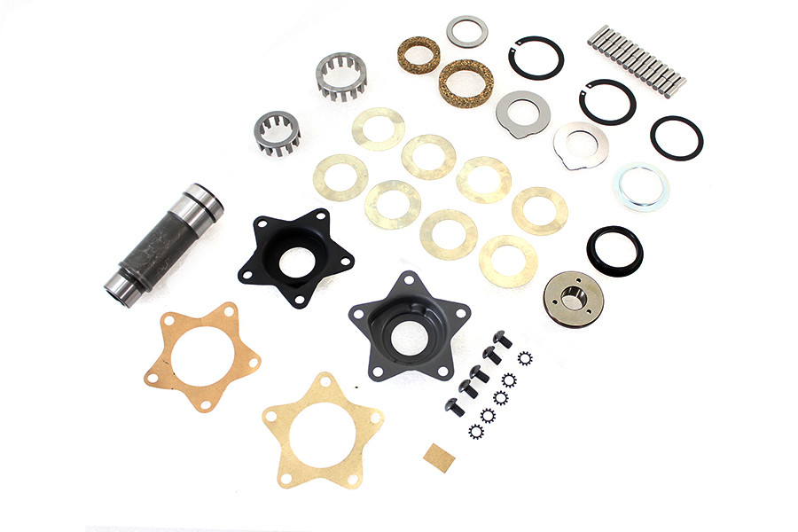 V-Twin #78503 - Replica Wheel Hub Bearing Kit Parkerized