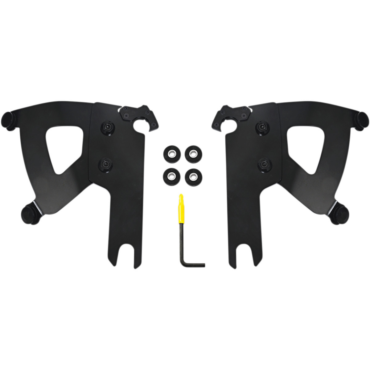 Memphis Shades #MEB2039 - Road Warrior Mounting Kit - Black - FLHR