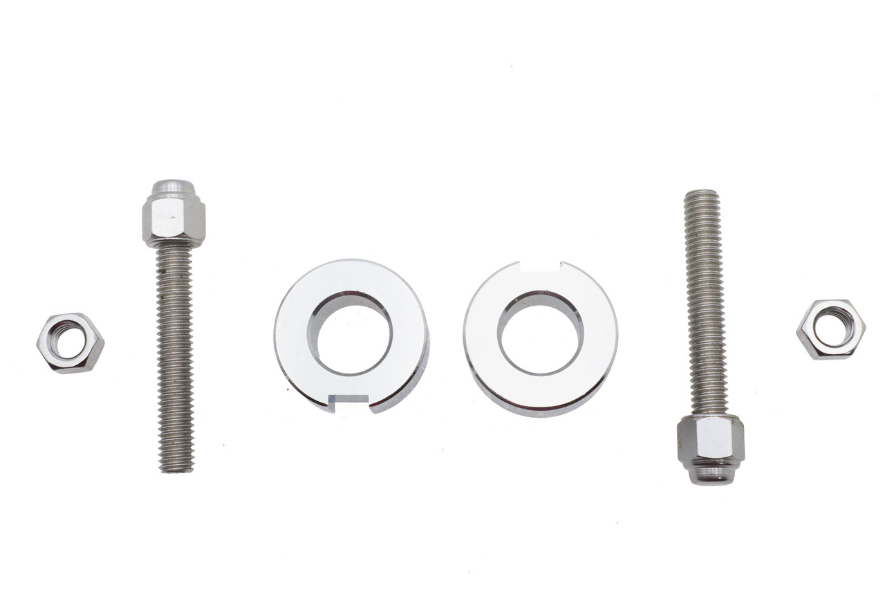 V-Twin - Chrome Rear Axle Adjuster