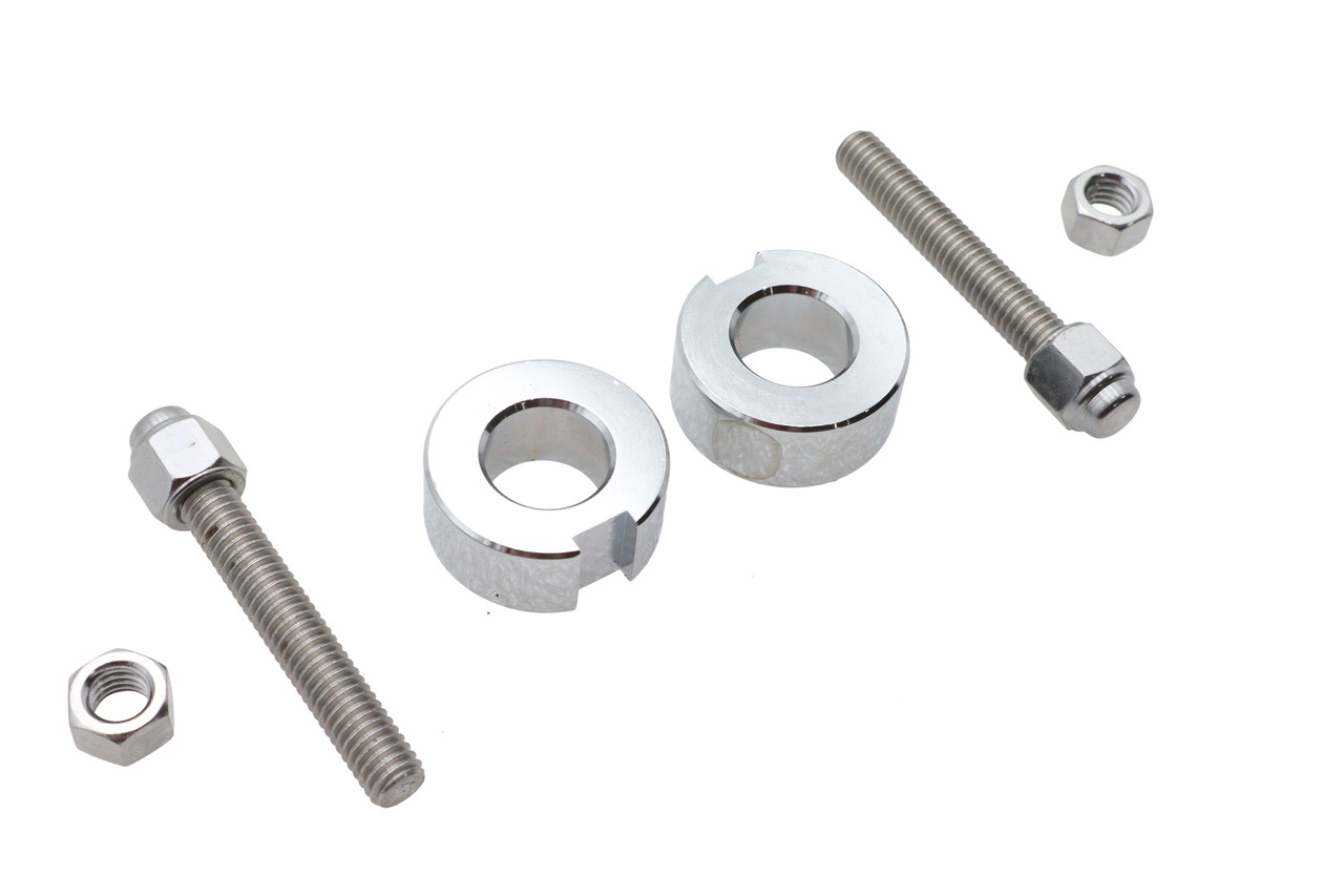 V-Twin - Chrome Rear Axle Adjuster