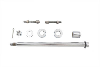 V-Twin - Chrome Rear Axle Kit