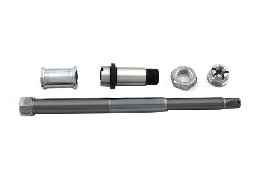 V-Twin #63042C - Chrome Front Axle Kit