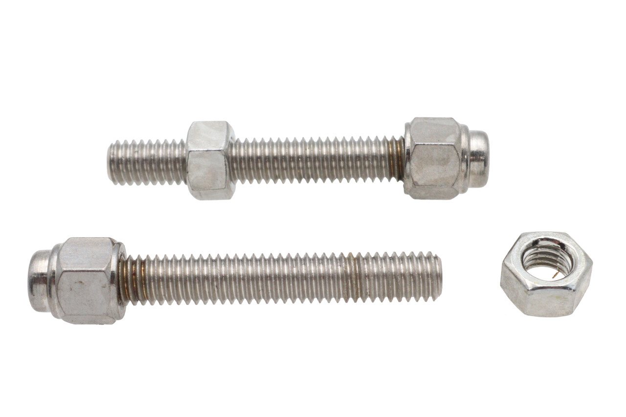 V-Twin - Chrome Rear Axle Adjuster Screw Cap