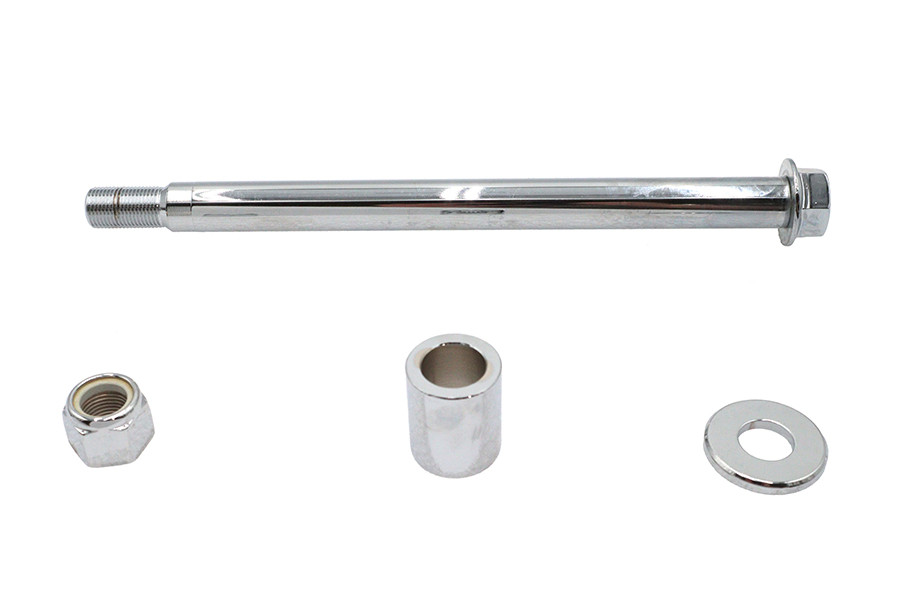 V-Twin #16-0305 - Front Axle Kit Chrome 10 inch Length