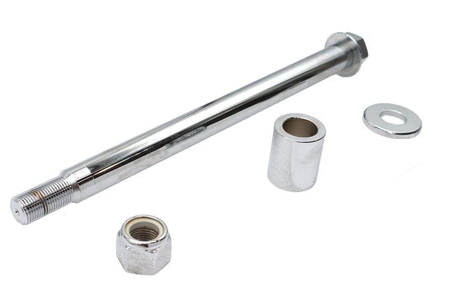V-Twin #16-0305 - Front Axle Kit Chrome 10 inch Length