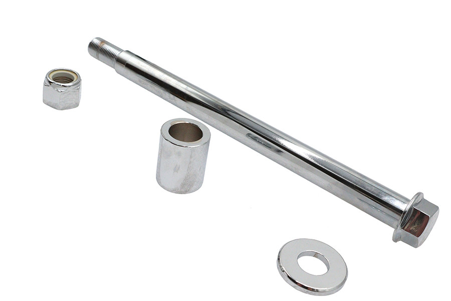 V-Twin #16-0305 - Front Axle Kit Chrome 10 inch Length