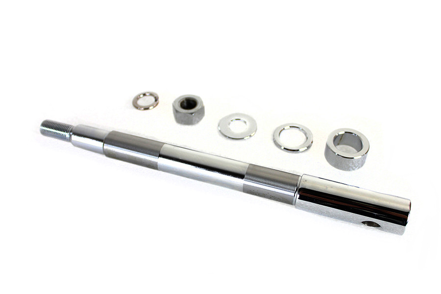 V-Twin - Chrome Rear Axle adjuster and Nut Kit