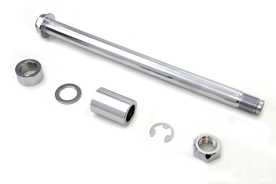 V-Twin #339177 - Chrome Rear Axle Kit