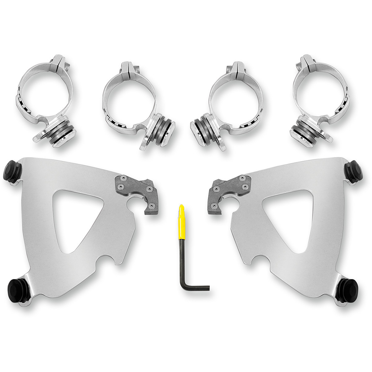 Memphis Shades #MEK2028 - Road Warrior Mounting Kit - Polished - FX
