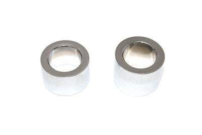 V-Twin #8314 - 2007-2015 FLST Front Axle Spacer Set 1 inch Inner Diameter