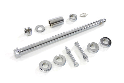 V-Twin - Chrome Rear Axle Kit
