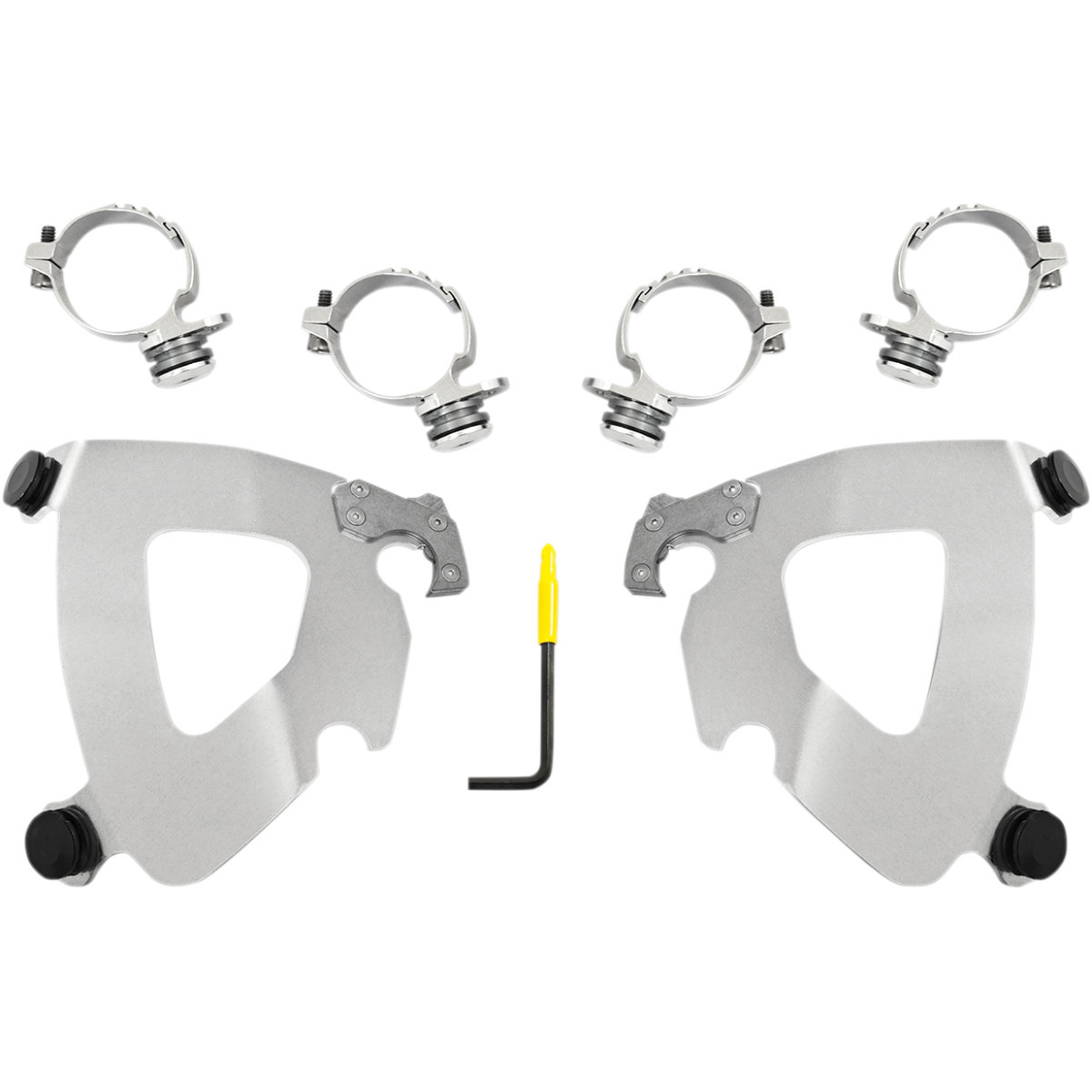Memphis Shades #MEK2033 - Gauntlet Mounting Kit - Polished - FXLR