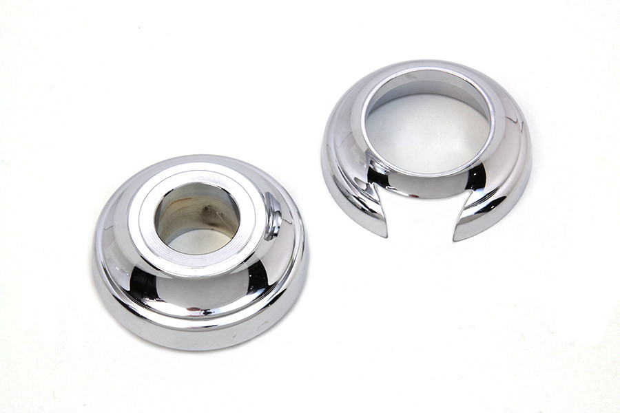 V-Twin #78302 - Front Axle Spacer Set Chrome