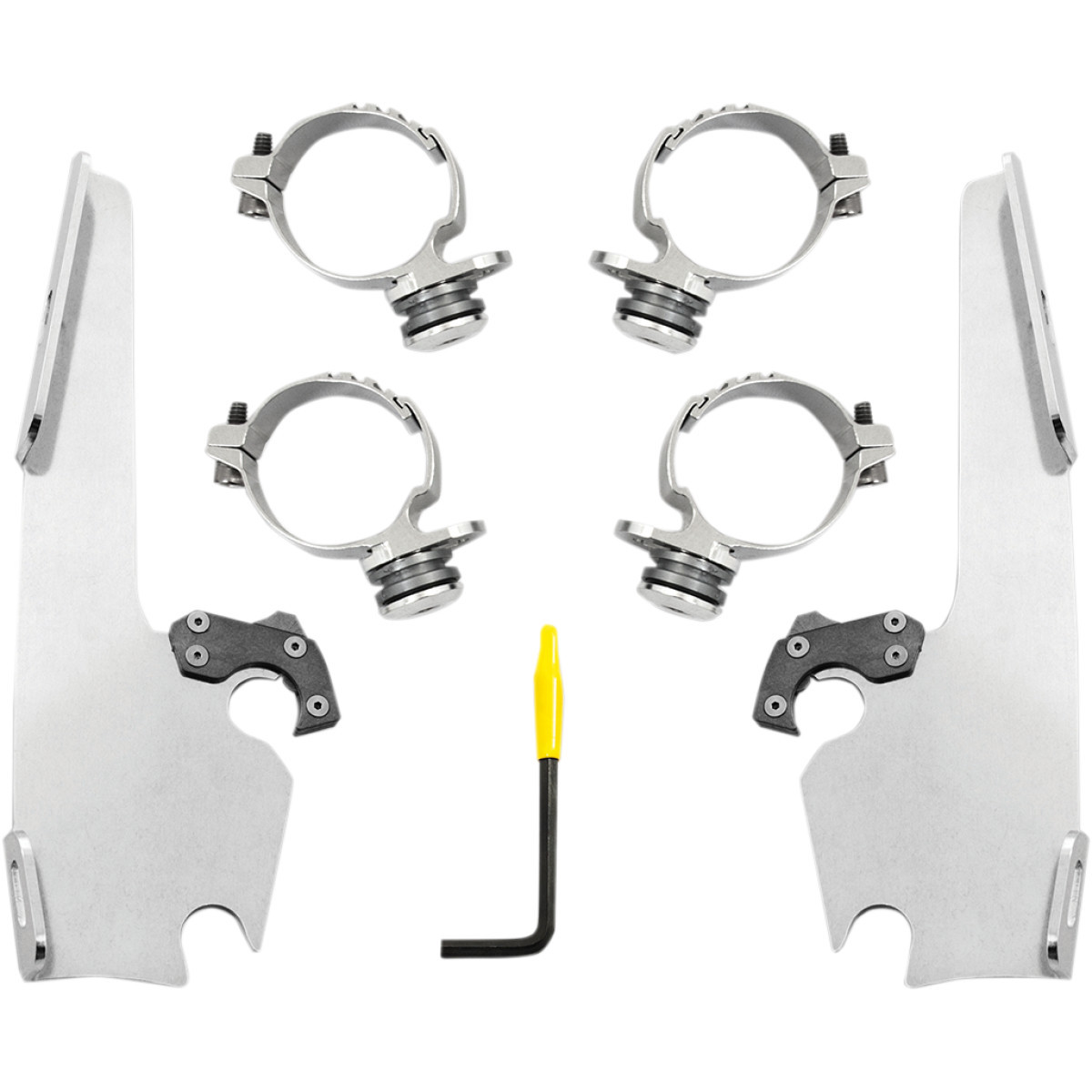 Memphis Shades #MEK2013 - Fats/Slim Mounting Kit - Polished - FXDL