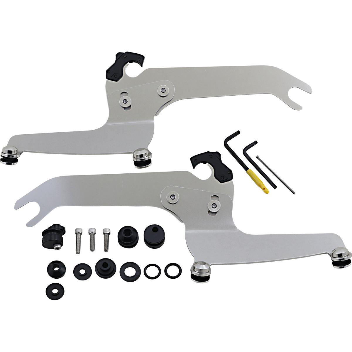 Memphis Shades #MEK2052 - Sportshield Trigger Lock Complete Mount Kit - Polished - FLSL