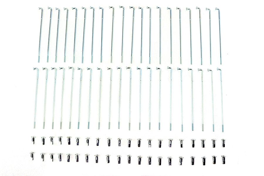 V-Twin #76052Z - Indian Zicad Plated 16 inch Spoke Set