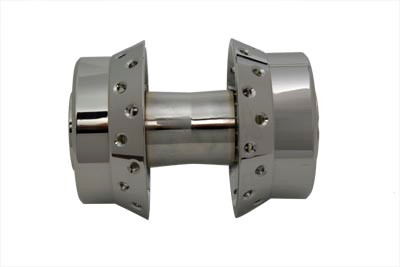 V-Twin #70006 - Chrome Rear Wheel Hub 1 inch Bearings