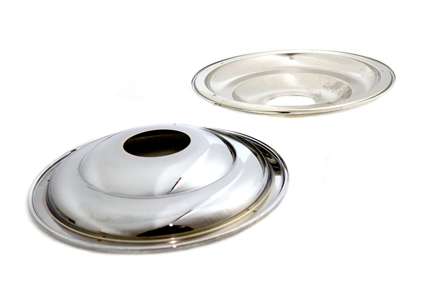 V-Twin - 16 inch Rear Wheel Cover Set Chrome