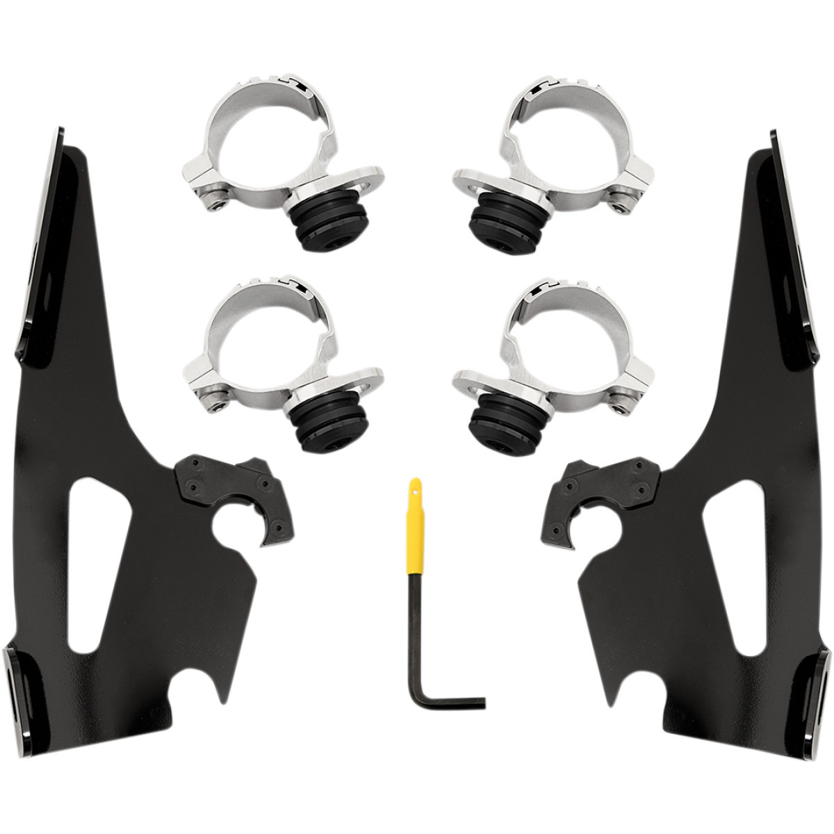 Memphis Shades #MEB2019 - Fats/Slim/Sportshield Mounting Kit - Black - Scout