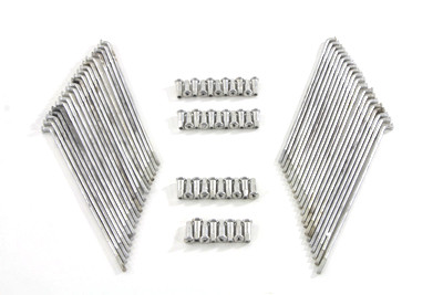 V-Twin #45-0744R + CAD - Cadmium Plated 18 inch Spoke Set