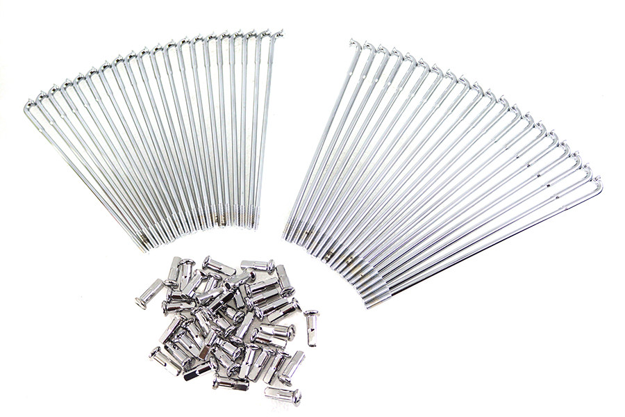 V-Twin #75656 - Chrome 17 inch Spoke Set
