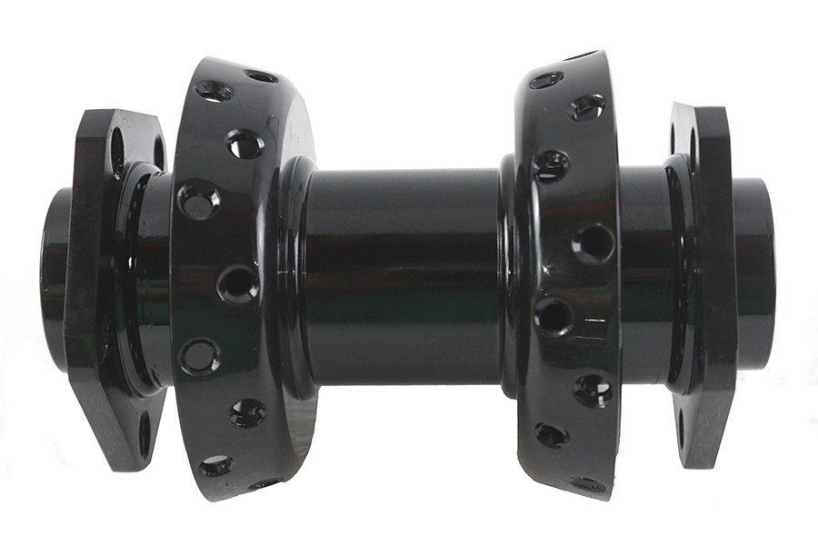 V-Twin #19075BB - Front and Rear Hub Assembly Black