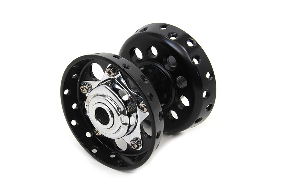 V-Twin #64600B - Tapered Bearing Wheel Hub Star Type Black