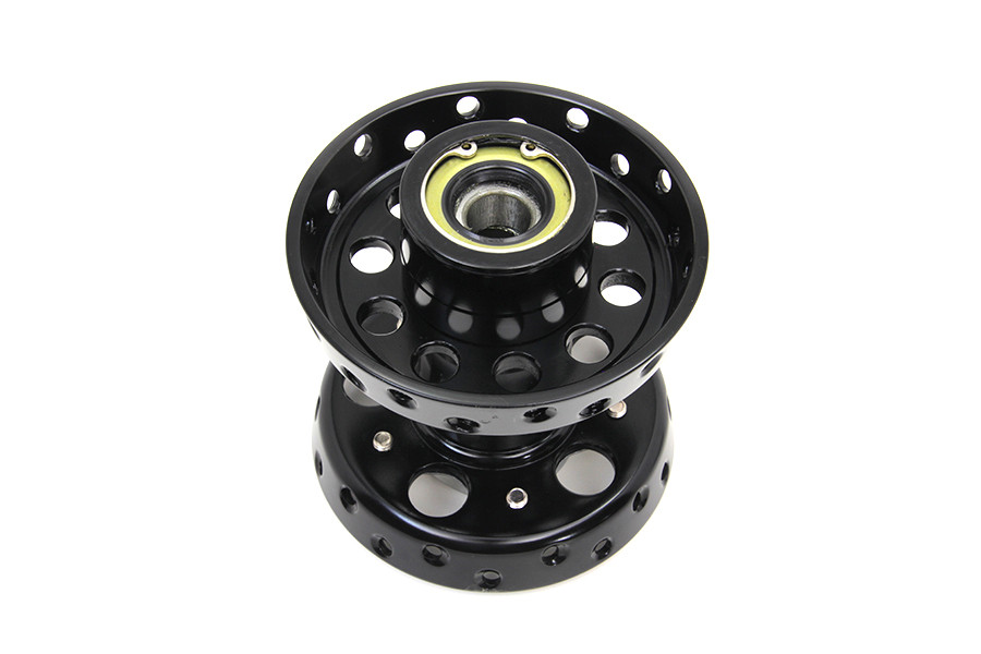 V-Twin #64600B - Tapered Bearing Wheel Hub Star Type Black