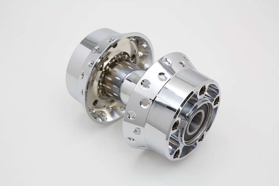 V-Twin #76869ABS - Rear Wheel Hub Chrome