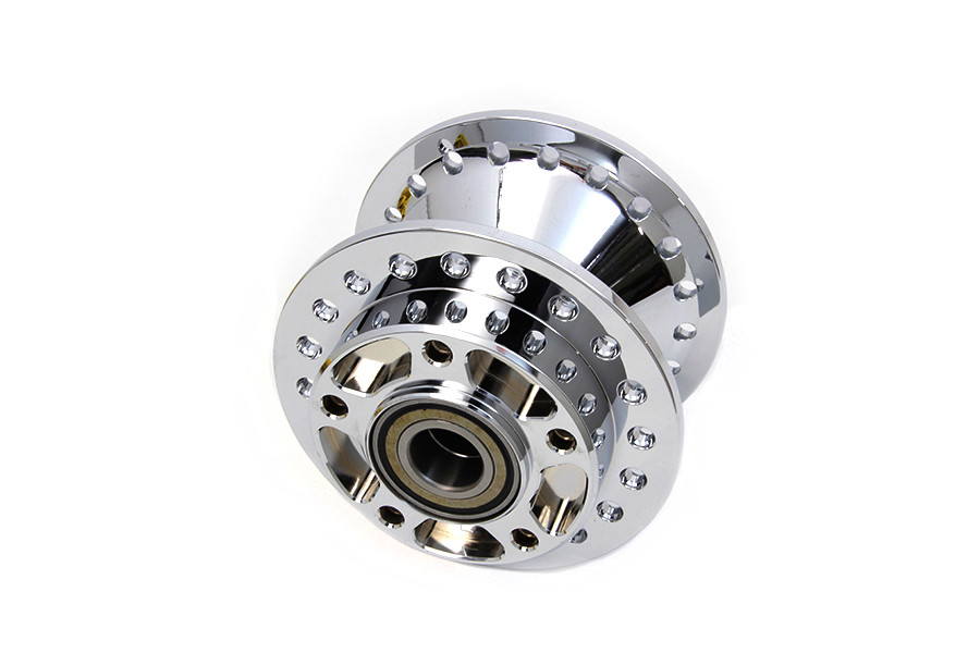 V-Twin #76817ABS - Front Wheel Hub Chrome