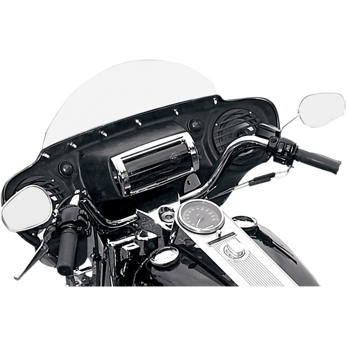 Hoppe Industries #HPKT-0003A - Sport Fairing - With CD Player - FLHR