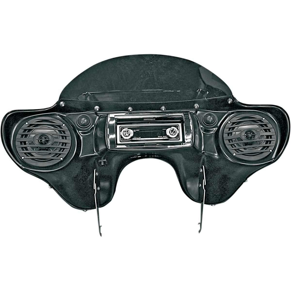 Hoppe Industries #HPKT-0003A - Sport Fairing - With CD Player - FLHR