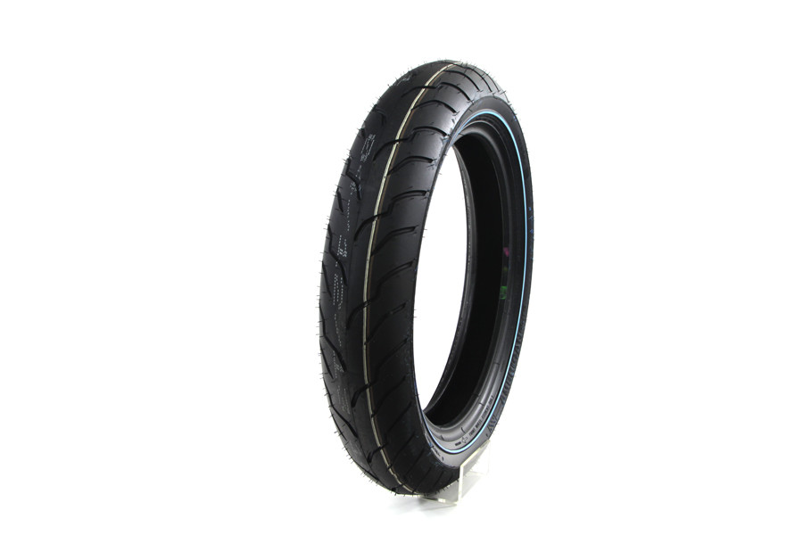 Dunlop #0305-0306 - Front Dunlop American Elite 130/80B x 17 inch Narrow Whitewa
