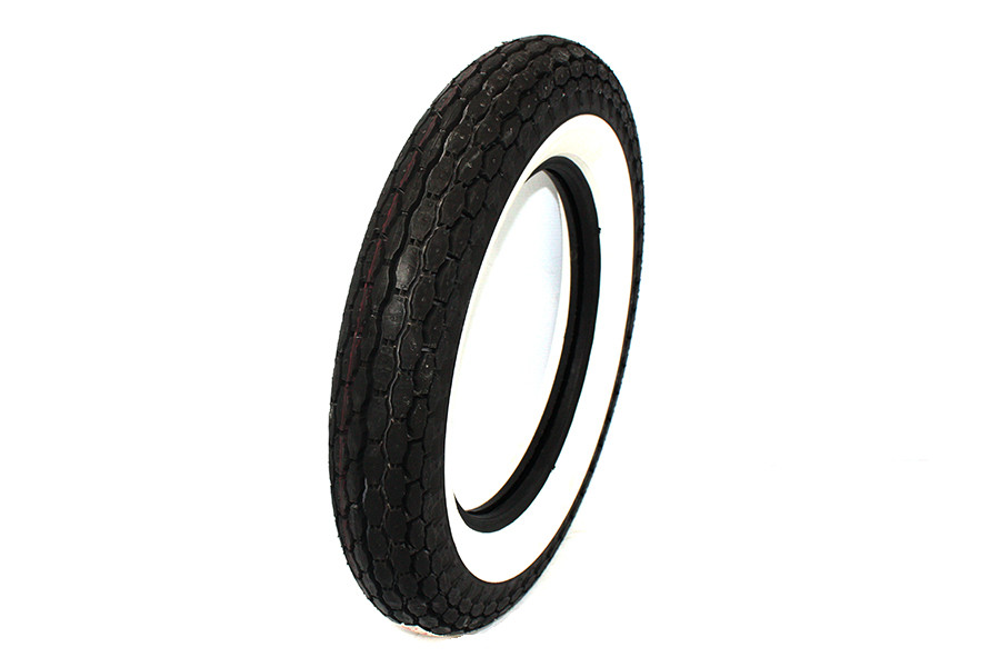 Coker Tire #63400 - Replica Tire 5.00 X 16 inch Wide Whitewall